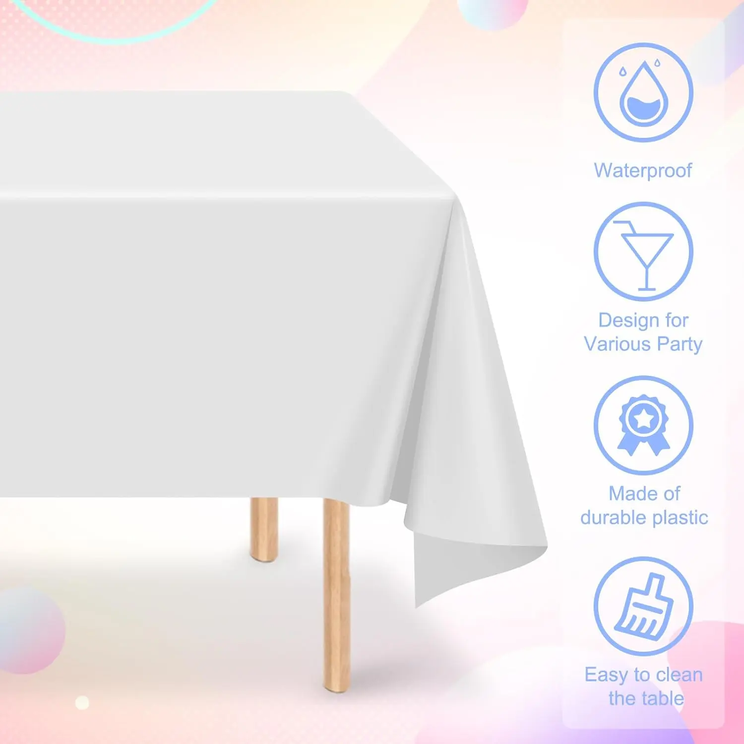 Plastic Table Cloths for Parties (3)